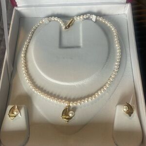 Fresh Water Pearl and Earring Set